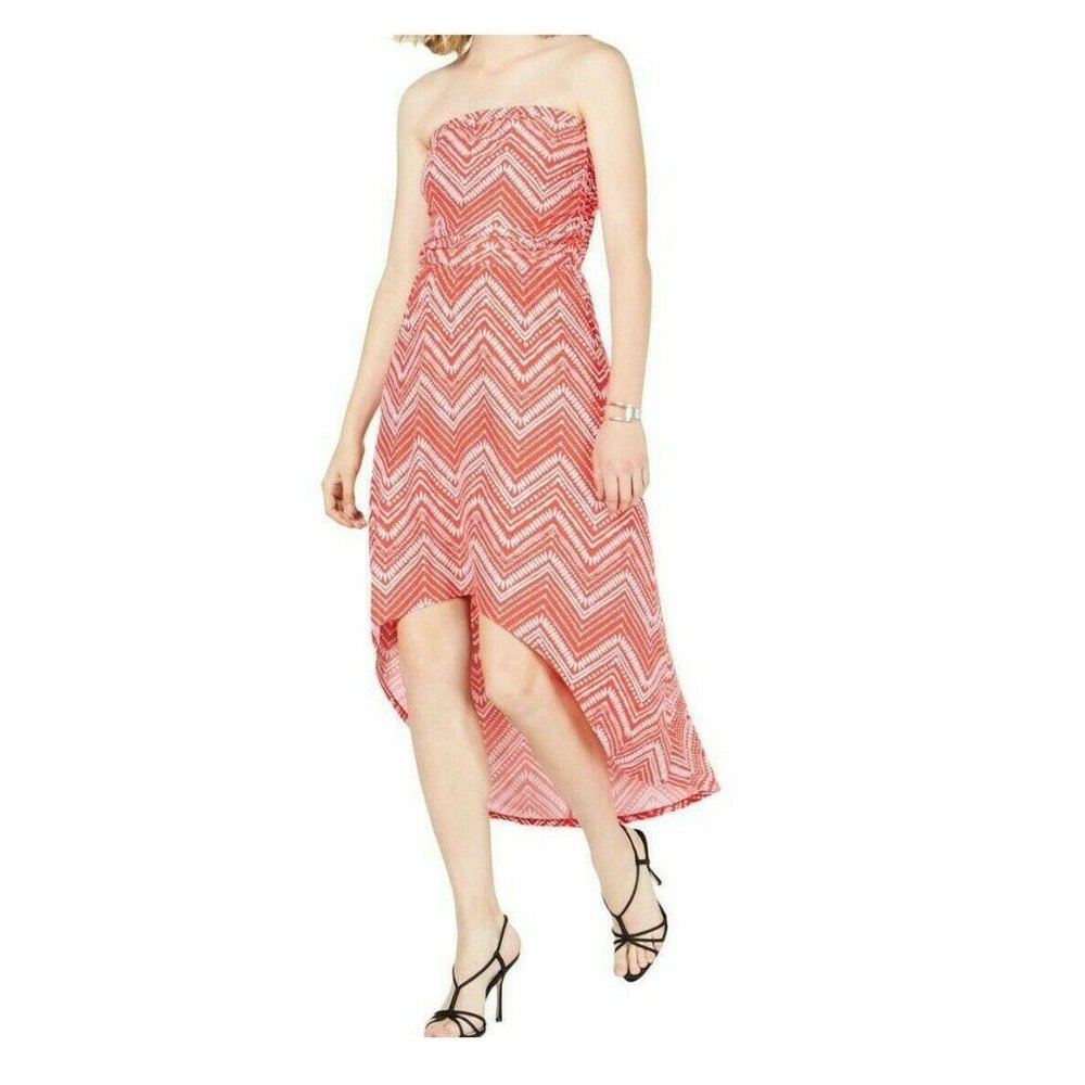 Ultra Flirt Junior XL Red High Low Dress NWT CA45